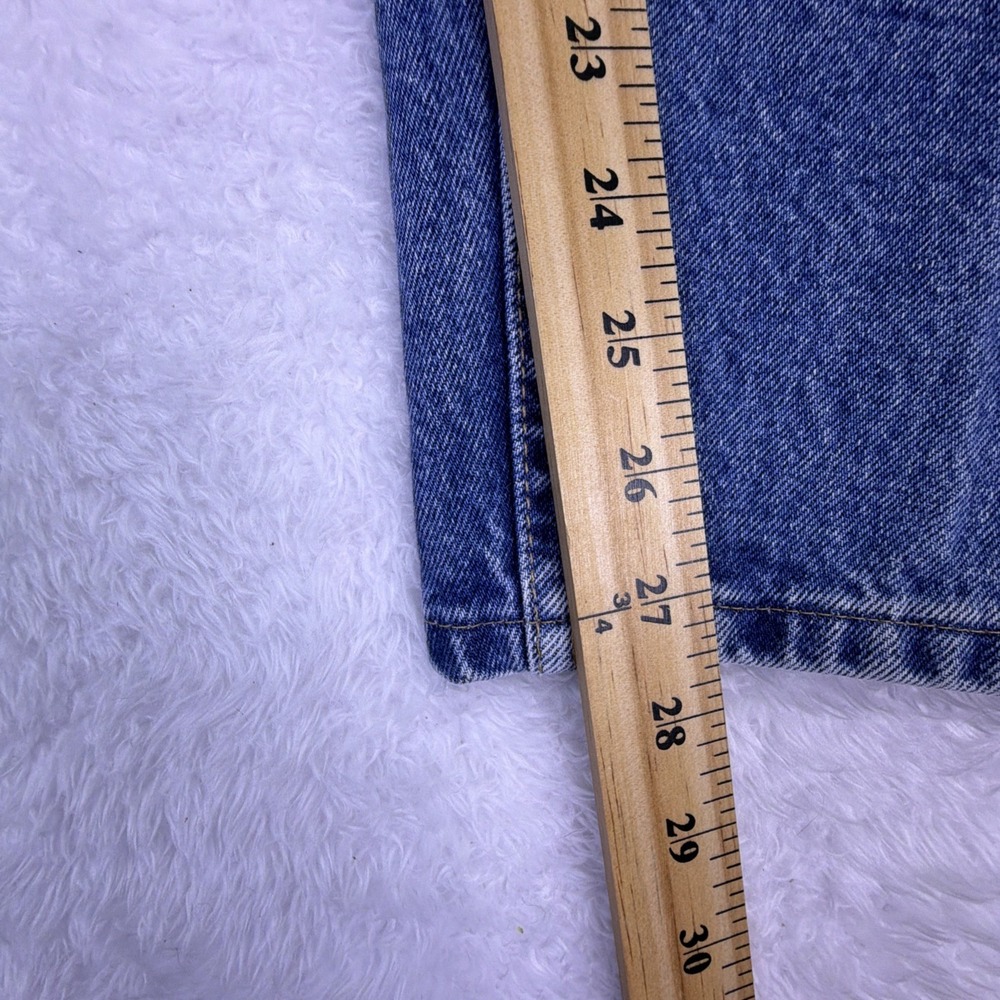 Vintage 90s Gitano High Waisted Denim‎ Jeans Women's 12P Petite Blue Tapered Leg - Picture 11 of 11